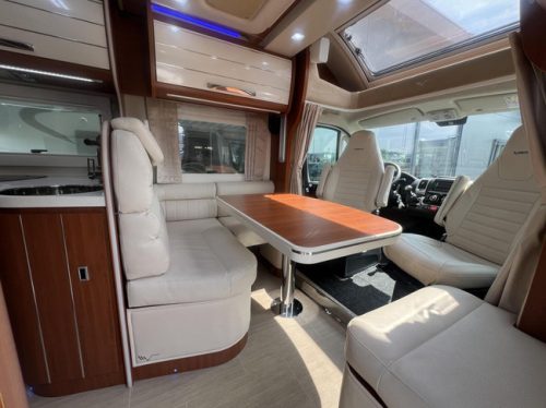 Mobilvetta KEA P65 premium class camper length and drop-down bed photo: 6