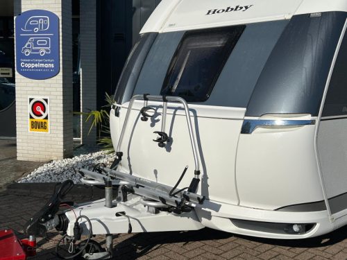 Hobby De Luxe Edition Silver 440 SF Mover, Bicycle rack, Awning  photo: 8