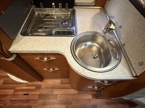 Hymer B678 Enkele bedden-Alde-Luchtv foto: 9