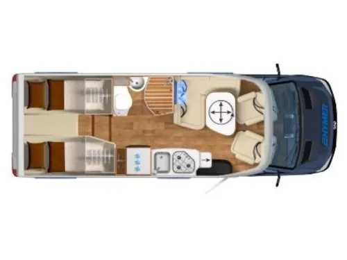 Hymer ML-T 580 - SINGLE BEDS - AUTOMATIC  photo: 23