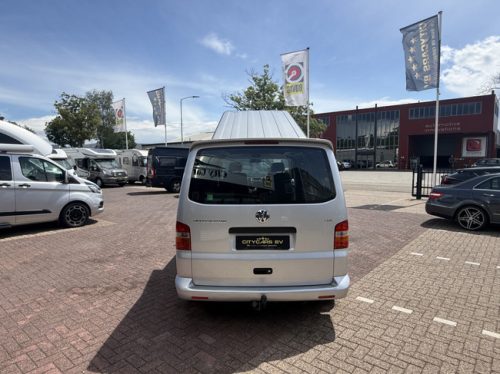 Volkswagen transporter van conversion TDI 131 hp original NL car NAP logical air conditioning cruise control pop-top roof 2 berths towbar photo: 4