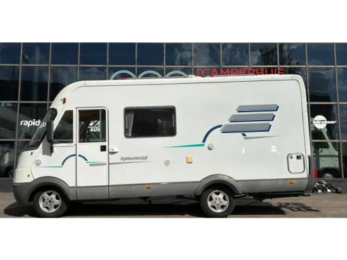 Hymer B 574 130PS, Festbett, Top-Aufteilung Foto: 5