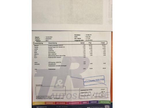 Fiat FFB TABBERT 580 rs, TOP STAAT 1ste eigenaar foto: 23