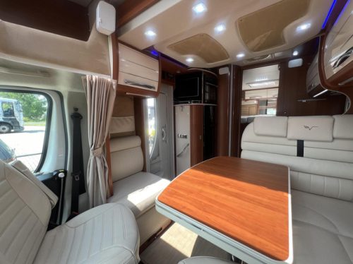 Mobilvetta KEA P65 premium class camper length and drop-down bed photo: 9