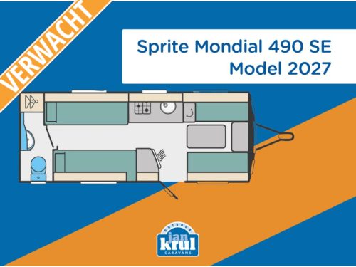 Sprite Mondial 490 SE Single beds