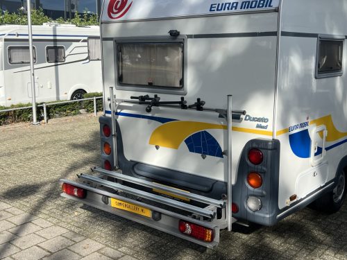 Euramobil Mobil Profila FRANZ&Ouml;SISCHES BETT 6.00M FAHRRADTR&Auml;GER AUF FAHRGESTELL Foto: 20