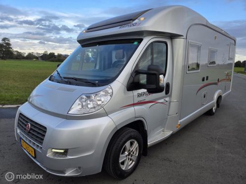 RAPIDO 7096+ 2008, 129 pk ☆2xAirco, Zonnepanelen, XL-garage☆ foto: 4