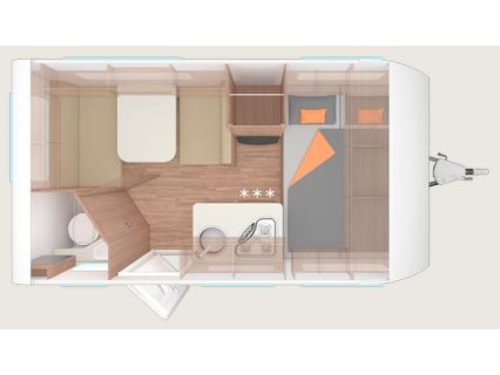 Weinsberg CaraOne Edition HOT 390 QD Transverse bed / Edition Hot photo: 1