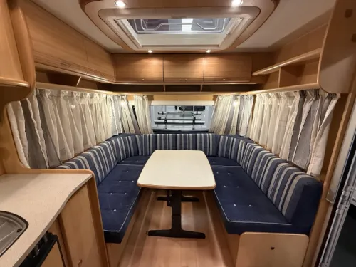 Dethleffs Camper 510 DB Franz&ouml;sisches Bett Rundsitz Markise Foto: 6