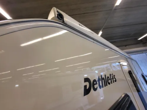 Dethleffs Wohnwagen 450 FR Rangierhilfe, Vorzelt, Markise Foto: 2