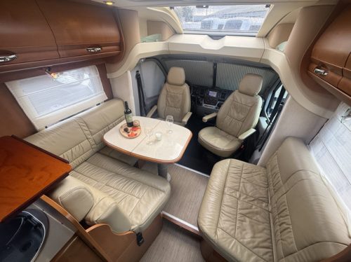 RAPIDO Le Randonneur 7065+F single beds 4 berths air conditioning solar panel maxxvan elktr dish tv remis plisse leather bearlock photo: 12
