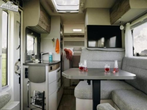Hymer Exsis-I 580 PURE ENKEL BED 214CM +  HEFBED Foto: 5