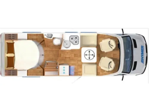 Hymer Tramp CL 698 T Queensbed - Automatic photo: 10