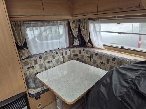 B&uuml;rstner 480 TK Etagenbett, Rundsitzgruppe, Rangierhilfe + Vorzelt 2. Bes. Foto: 6