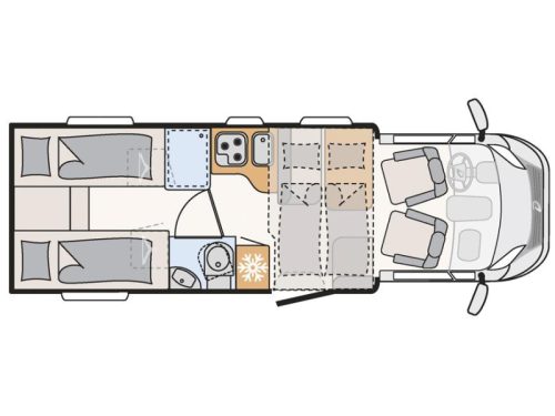 Dethleffs Just Camp T 7052 EB - With pop-top roof  photo: 20