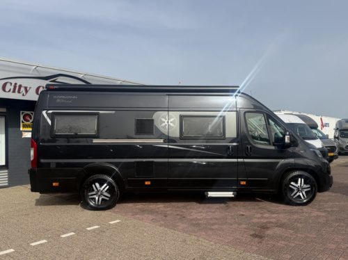 Karmann dexter 625 automatic 150 hp camper van length beds air conditioning leather awning tow bar alloy wheels 16 inch remis pleated blinds photo: 2