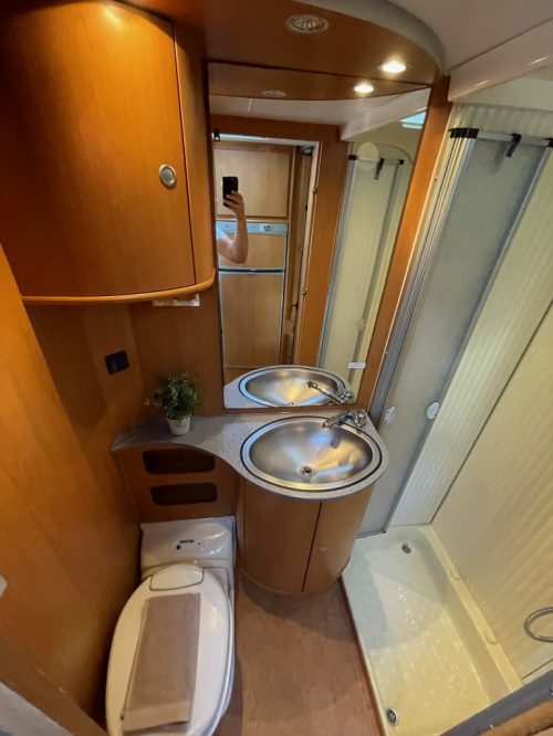 Dethleffs Fortero 6785 Overcab+stable bed family Motorhome camera  photo: 11