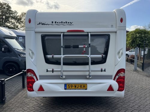 Hobby Excellent 495 UL with SINGLE BEDS and large dinette **Mover/Spare wheel/XXL Refrigerator/Bike carrier front &amp; rear/Very neat cond. photo: 2