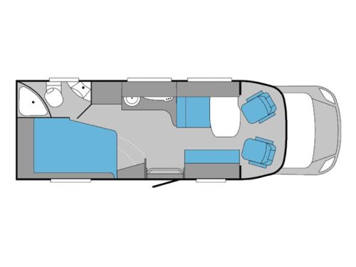 Chausson Allegro 67 - Franz&ouml;sisches Bett Foto: 13