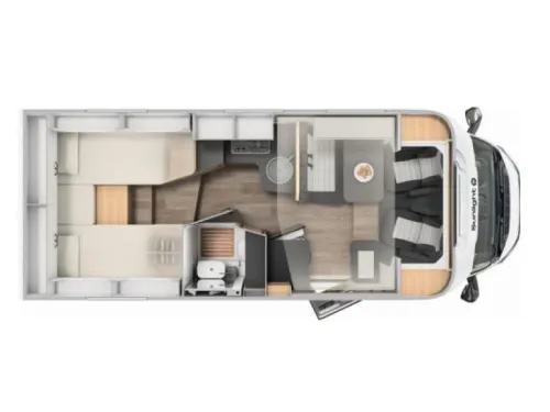 Sunlight T 67 S without drop-down bed photo: 18