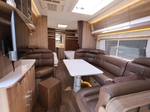 Kabe Imperial 740 TDL FK King Size u.a. Dachklimaanlage Nivelliersystem Foto: 2