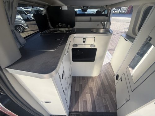Ford Nugget westfalia 185 hp automatic Euro 6 Van conversion pop-top roof auxiliary heater 4 berths apple carplay climate ctr camera towbar l kitchen photo: 23