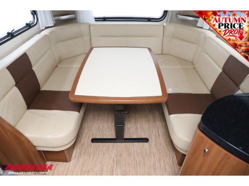 Hobby 540 UFE Premium roof air conditioning, dinette, shower, French bed photo: 15