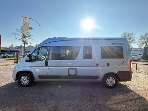 P&ouml;ssl Road Star 600 L Euro 5 150 pk construct sloten buscamper lengte bedden navi camera zonnepaneel airco cruise ctr trekhaak remis plisse hordeur foto: 8
