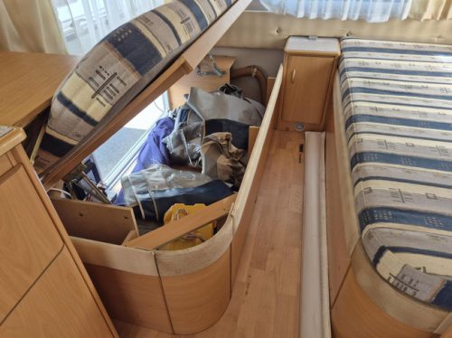 Wilk 500 S3 Single beds, mover + round seat + VT + Bag awning photo: 12