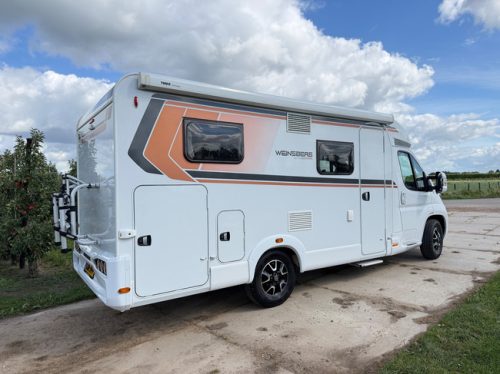 Weinsberg Knaus CaraCompact Pepper 600 MEG MAXXFAN / BEARLOCK / XXL K&Uuml;HLSCHRANK / ST&Uuml;TZEN / TV + SAT / FAHRRADTR&Auml;GER / 2JahreGarantie Foto: 2