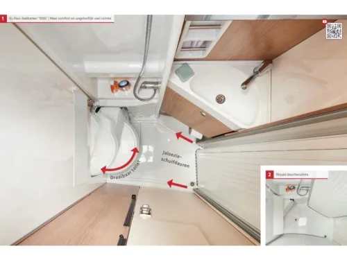 Malibu Van Two Rooms 640 LERB L&auml;ngsbetten, Automatik Foto: 8