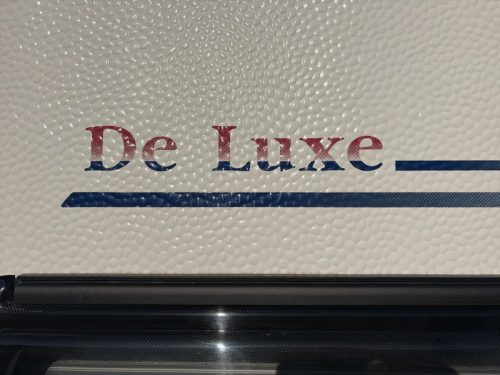 Hobby De Luxe 400 SF Awning/Bike rack photo: 10
