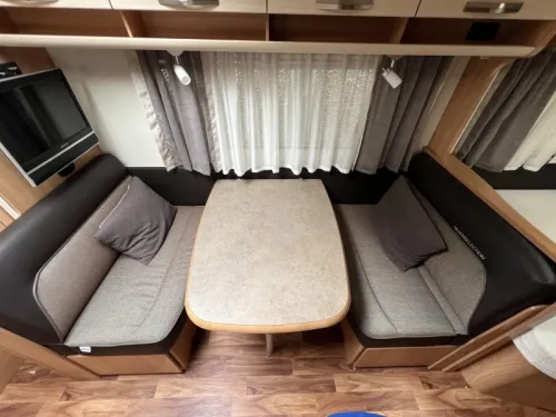 Knaus Sudwind 500 FDK Unico Markise, Fliegenschutzt&uuml;r, Foto: 7