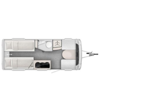 LMC Sassino 460 E model 2027, single beds photo: 11