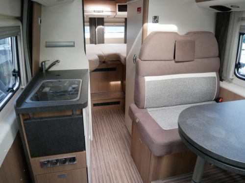 Carthago Malibu Van 640 LE Charming GT, 6.40 Meter Camper Van, Single Beds photo: 10
