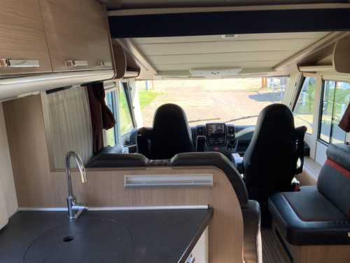 Carthago Malibu I 460 AUTOMATIC 150 hp Integral, Length-beds & Pull-down bed, Garage, Engine air conditioning, Roof air conditioning, Level System, Camper centrum on the road Marum photo: 12