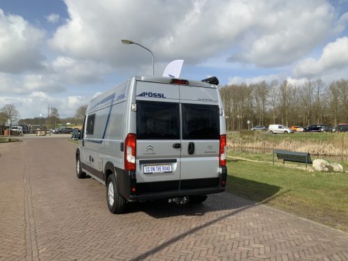 P&ouml;ssl Summit 600 Van conversion, 2.3 160 HP, with timing chain, Transverse bed, Motor air conditioning, Swivel seats, Year of manufacture 2018 Motorhome centre on the road Marum photo: 5