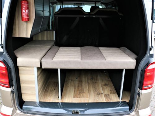 Volkswagen Transporter 2.0 tdi 150pk Autom 4 Plazas para dormir Cruise Climatic Nuevo interior asiento de pasajero giratorio mosquitera foto: 8