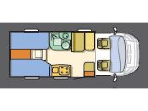 Adria Sport 572 SL ENKELE BEDDEN LPG Foto: 14