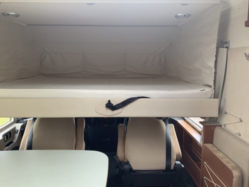 Hymer Exsis-I 674 EX 2.3 MultiJet 160 HP, A-class, Motor-airco, 2 Single beds, Pop-top roof bed, Garage, Towing hitch, etc, etc. Camper centrum on the road photo: 11