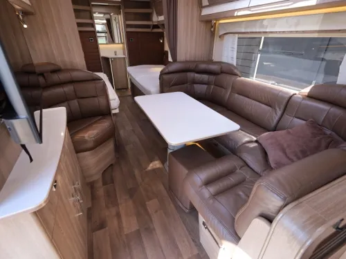 Kabe Imperial 740 TDL FK King Size u.a. Dachklimaanlage Nivelliersystem Foto: 5