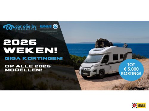 Knaus Weinsberg 2026 WEEKS AT COR OLIE!
