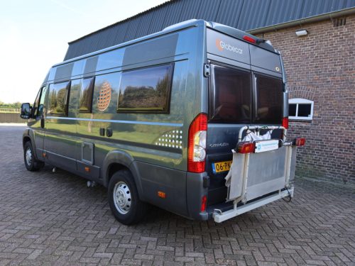 Globecar Campscout roof air conditioning | Van conversion bike rack photo: 1