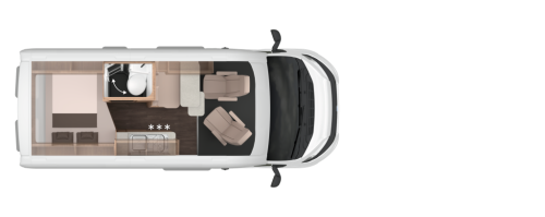 Knaus Boxlife 540 MQ Platinum Selection, Cama transversal autom&aacute;tica foto: 25