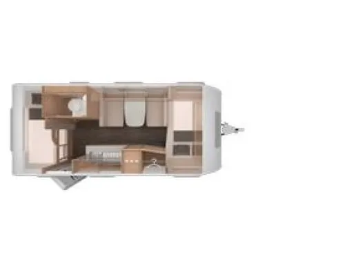 Knaus Sport Platinum 500 QDK stapelbed / dwarsbed  foto: 8