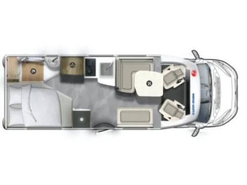 Eura Mobil Profila T 675 SB Franz&ouml;sisches Bett / Navigation Foto: 19