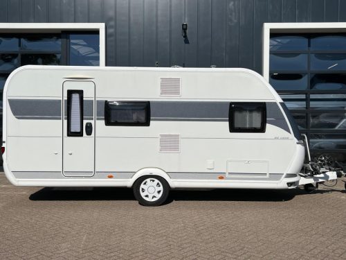 Hobby De Luxe 490 KMF awning bunk bed bicycle photo: 3