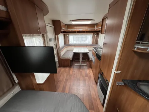 Dethleffs Nomad 500 DB Rangierhilfe Markise Fahrradtr&auml;ger Foto: 5