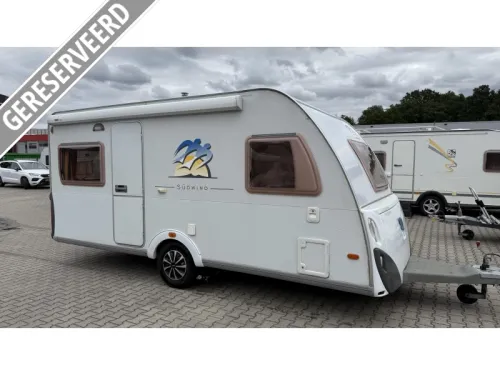 Knaus Sudwind 450 FU French bed dinette toilet