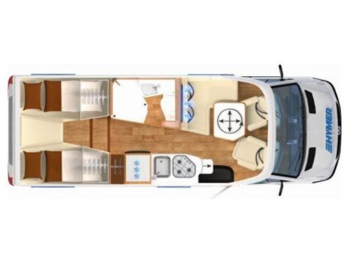 Hymer B-MC T 580 2 EINZELBETTEN-1. BESITZER Foto: 22